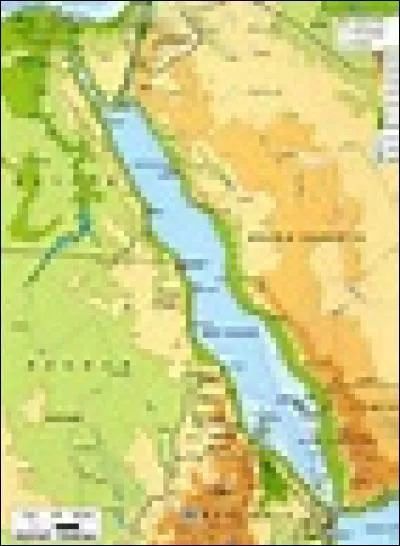 Entre quels continents se situe la mer Rouge ?