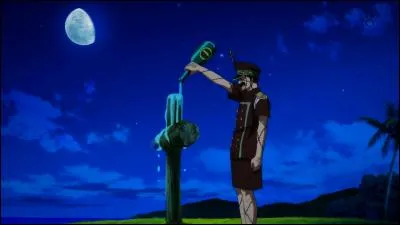 Quelle promesse Luffy fait-il à Genzô devant la tombe de Belmer ?