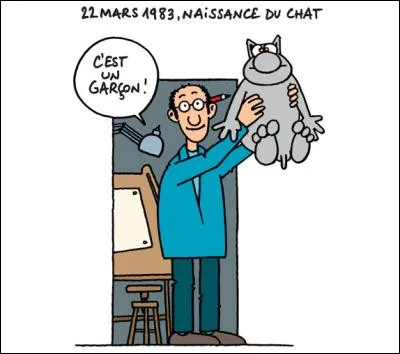 Le Chat est né le 22 mars 1983. Qui est son "père" ?