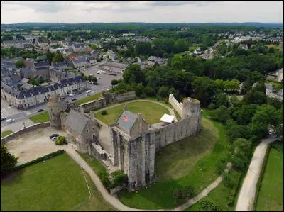 En plein coeur du Cotentin, dans la vallée de la Douve, un vestige du XIVe siècle et de la présence anglaise en Normandie. De quel château s'agit-il ?