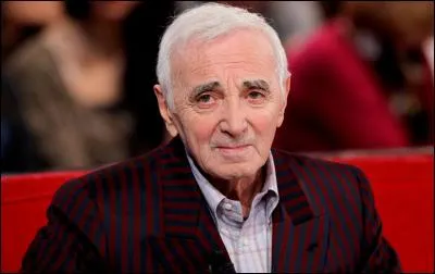 Charles Aznavour est âgé de 81 ans.
