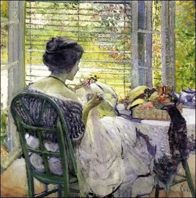 Qui a peint "La modiste" ?