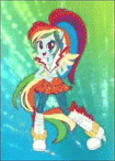 De quel instrument joue Rainbow Dash ?