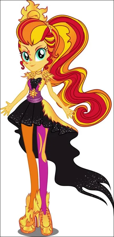 De quel instrument joue Sunset Shimmer ?