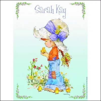 Que fait la fillette ?