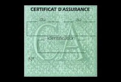 Où doit-on placer la vignette d'assurance sur une voiture ?