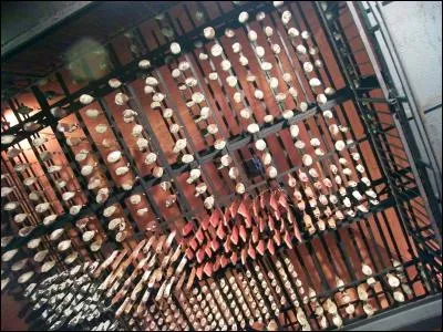 Comment s'appelle dans le Haut-Doubs et le Jura , cette haute cheminée pyramidale surmontant une pièce de la maison où l'on conserve la charcuterie qui est ainsi fumée ?