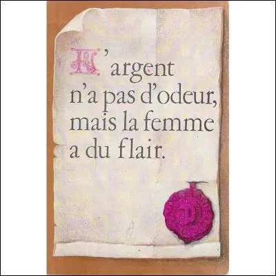 A quel empereur devons-nous l'expression : "l'argent n'a pas d'odeur" ?