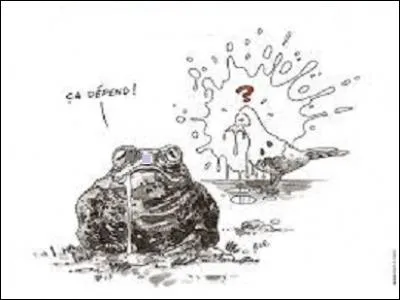 « La médisance n'atteint pas celui qui n'a rien à se reprocher. » Grâce à la photo, choisissez l'expression qui date de 1840 et qui correspond à cette définition.