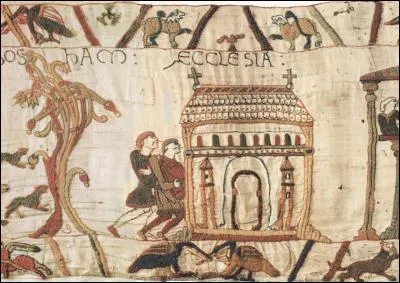 Quelles sont les personnes qui s'occupent de la religion dans le bâtiment représenté ici ?