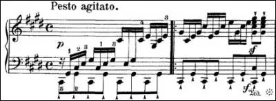 Dans cet exemple, comment jouer selon l'indication de mouvement ?