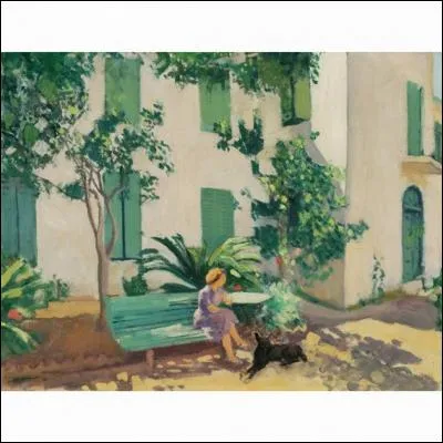 Qui a peint cette scène d'extérieur ?