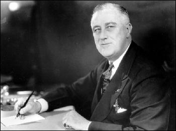 Gouverneur de l'Etat de New York depuis 1929, il emporte l'investiture du Parti démocrate pour l'élection présidentielle de 1932. Il est ensuite élu quatre fois à la Présidence. De qui s'agit-il ?