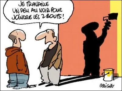 D'où vient l'expression "travail au noir" ?