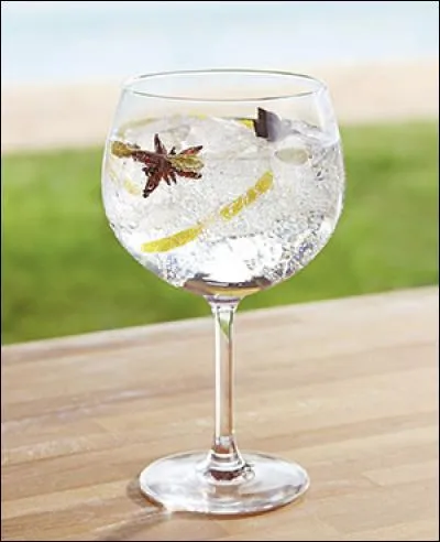 De quoi est composé généralement le gin tonic ?