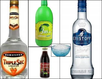 Les ingrédients présentés servent à préparer le cocktail appelé :