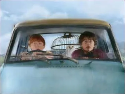 À qui appartient la voiture bleue dans Harry Potter 2 ?