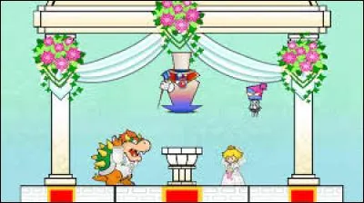 Qui n'est pas dans la scène du mariage ?