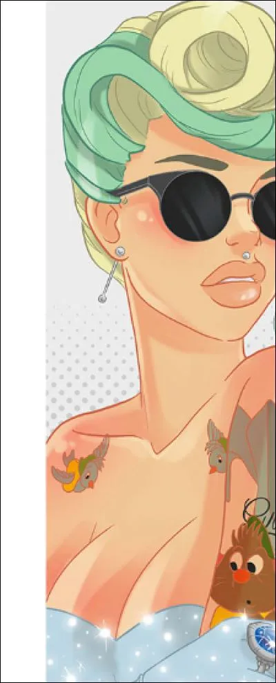 Passer le balai, ce n'était pas vraiment pour elle. Elle change donc de look pour adopter le look pin-up et se trouver une autre activité.