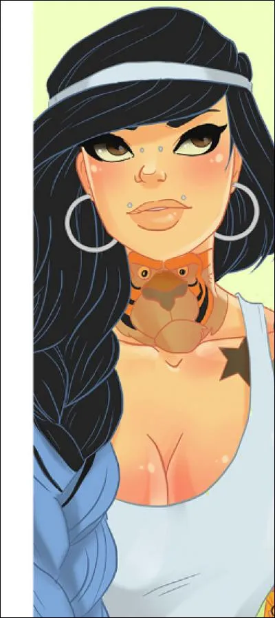 Son bel Aladdin ne lui suffisait pas, son tigre non plus, alors elle décida de changer d'apparence.