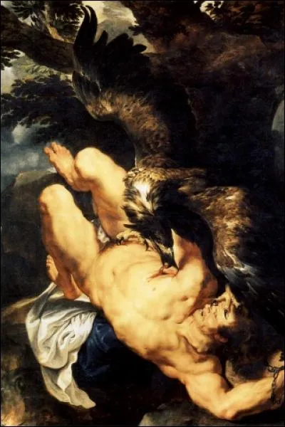 Quel oiseau venait chaque jour ronger le foie de Prométhée, enchaîné à un rocher ?