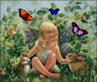 Le plus grand papillon est bleu.