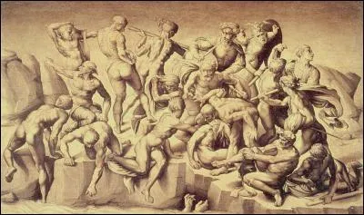 "La Bataille de Cascina" est une fresque conçue par Michel-Ange.
