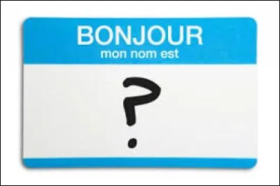 Est-ce anglais ou allemand ? « My name is Fred ».