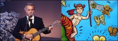 Cette chanson date de 1953, elle est très bucolique dirons-nous ! Quelle est cette chanson ?

Sur sa bouche en feu qui criait : « Sois sage ! »
Il posa sa bouche en guis' de bâillon, 
Et c' fut l' plus charmant des remue-ménage