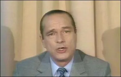 Comme son prédécesseur à la Présidence, il échoue à deux reprises avant d'être élu en 1995. De qui s'agit-il ?