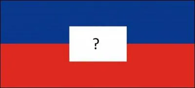 Lesquelles de ces armoiries doivent figurer sur le drapeau d'Haïti ?