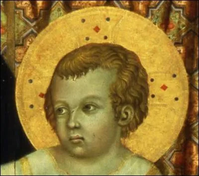 Halo lumineux entourant quelqu'un, quelque chose :