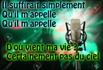 Qui a chanté "Si seulement je pouvais lui manquer" ?