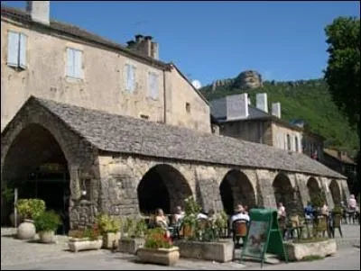 Ce petit bourg, sur la Dourbie, possède une vieille halle et une ancienne abbatiale du XIIe siècle. Où sommes-nous ?