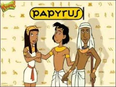 Durant quelle décennie est apparue le dessin animé "Papyrus" ?