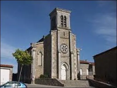 Voici l'église Sainte-Philomène de Cheminas. Commune Ardéchoise, elle se site dans la nouvelle région ...