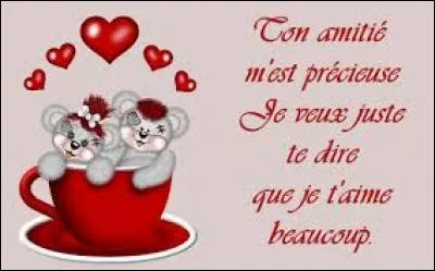 Manon, Pilounet, Lola, Sisi, Djubie, Clara, Hermy, Aqm, Marine, Fan-de-Luna, Raikou, Marie, mon p'tit Nicolas, Kenza, Floranne et Poupette. Je vous remercie d'être ..., vos avis sont vraiment adorables.