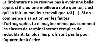Tout est dit ! Combien y a-t-il de fautes d'accord et de syntaxe ?