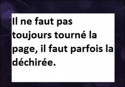 Que faut-il donc, si on veut &eacute;chapper aux fautes ?