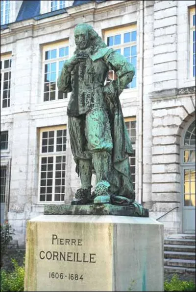 Où se trouve cette statue de Corneille ?