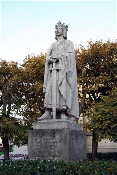 Où se trouve cette statue de Saint-Louis