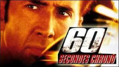 Durant quelle décennie est sorti le film américain "60 secondes chrono" ?