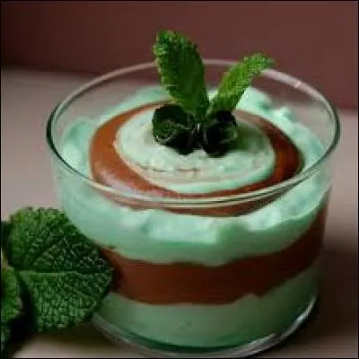 Le chocolat ... la menthe.