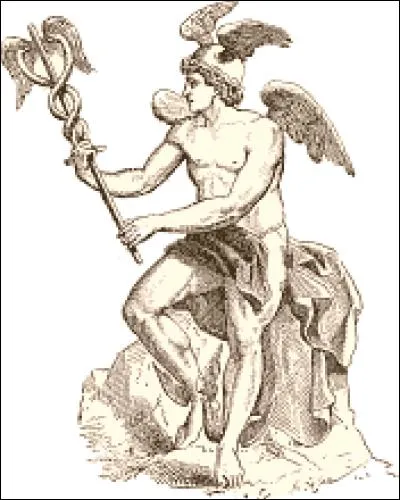 Métal gris associé à une planète.