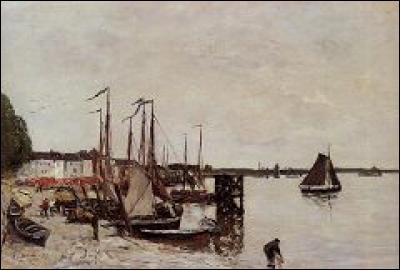 Qui a peint  Anvers , bateaux de pche  ?