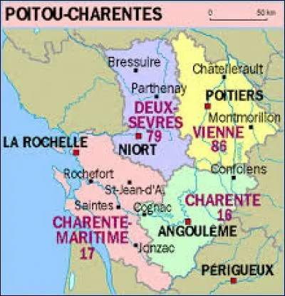 Avec quelles régions le Poitou-Charentes a-t-il fusionné le 1er Janvier 2016 ?
