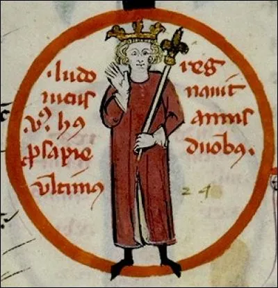 Dernier souverain carolingien, il meurt en 987 d'un accident de chasse. Il s'agit de...