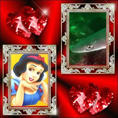 Ma p'tite sirène, tu es loin de gagner ce concours... As-tu vu le mien ? C'est :