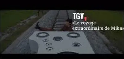 Mika a fait une pub pour la SNCF.