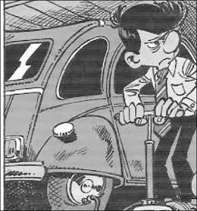 Quelle est la couleur de la 2CV familiale ?